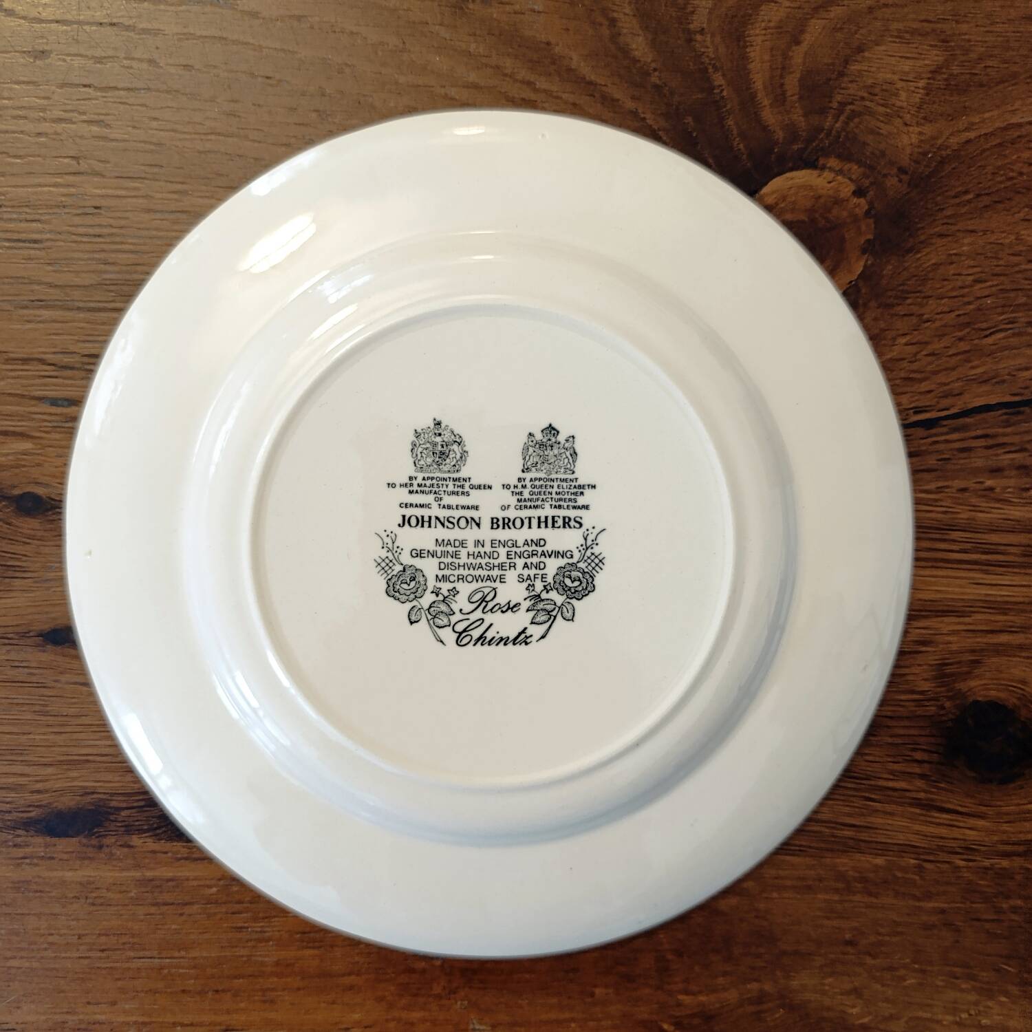 Johnson Brothers Pink Chintz Plate