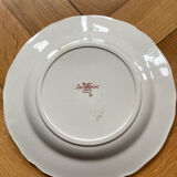 Sarreguemines plate with Montmorency decor