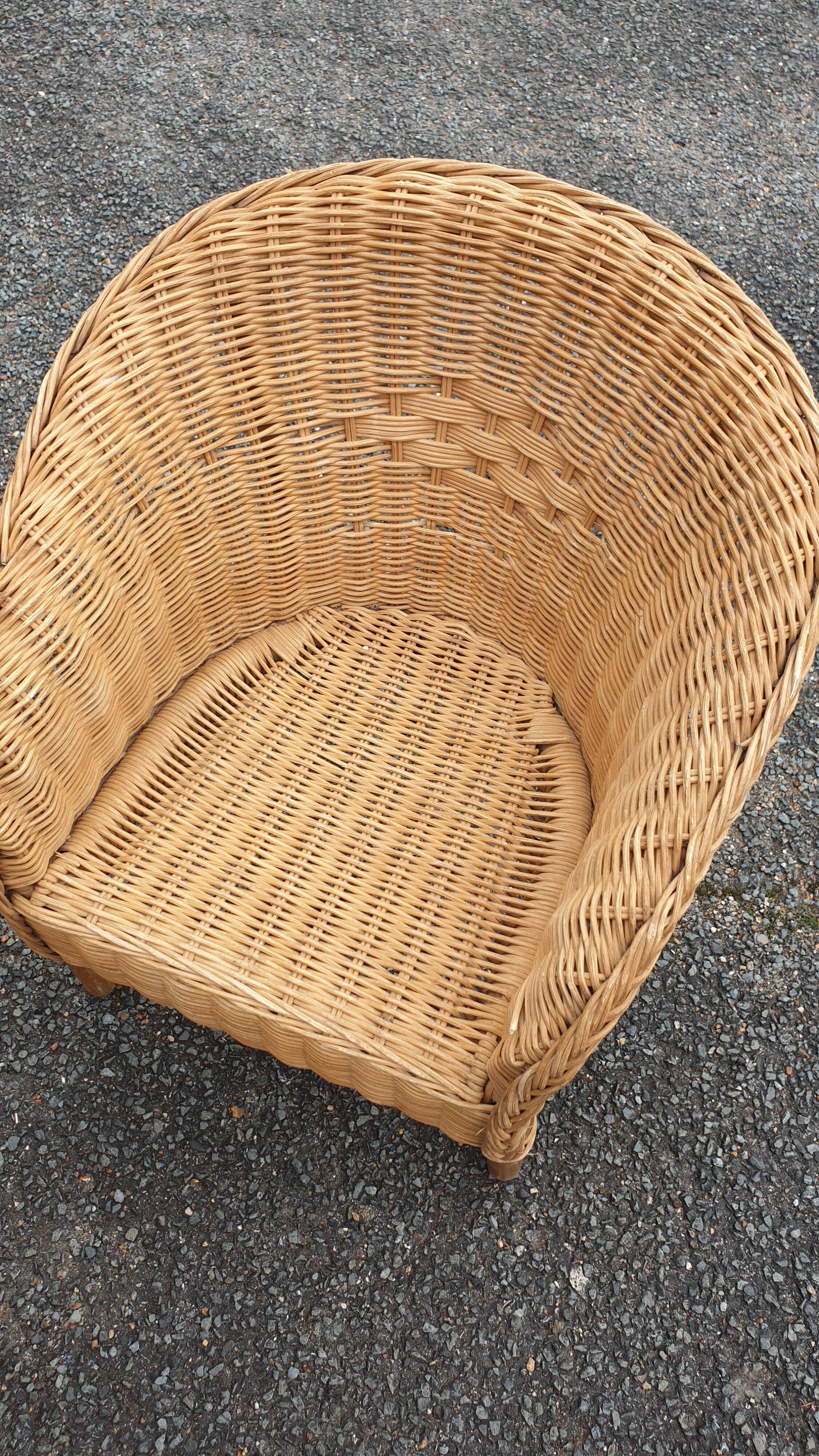 Rattan lounge for children