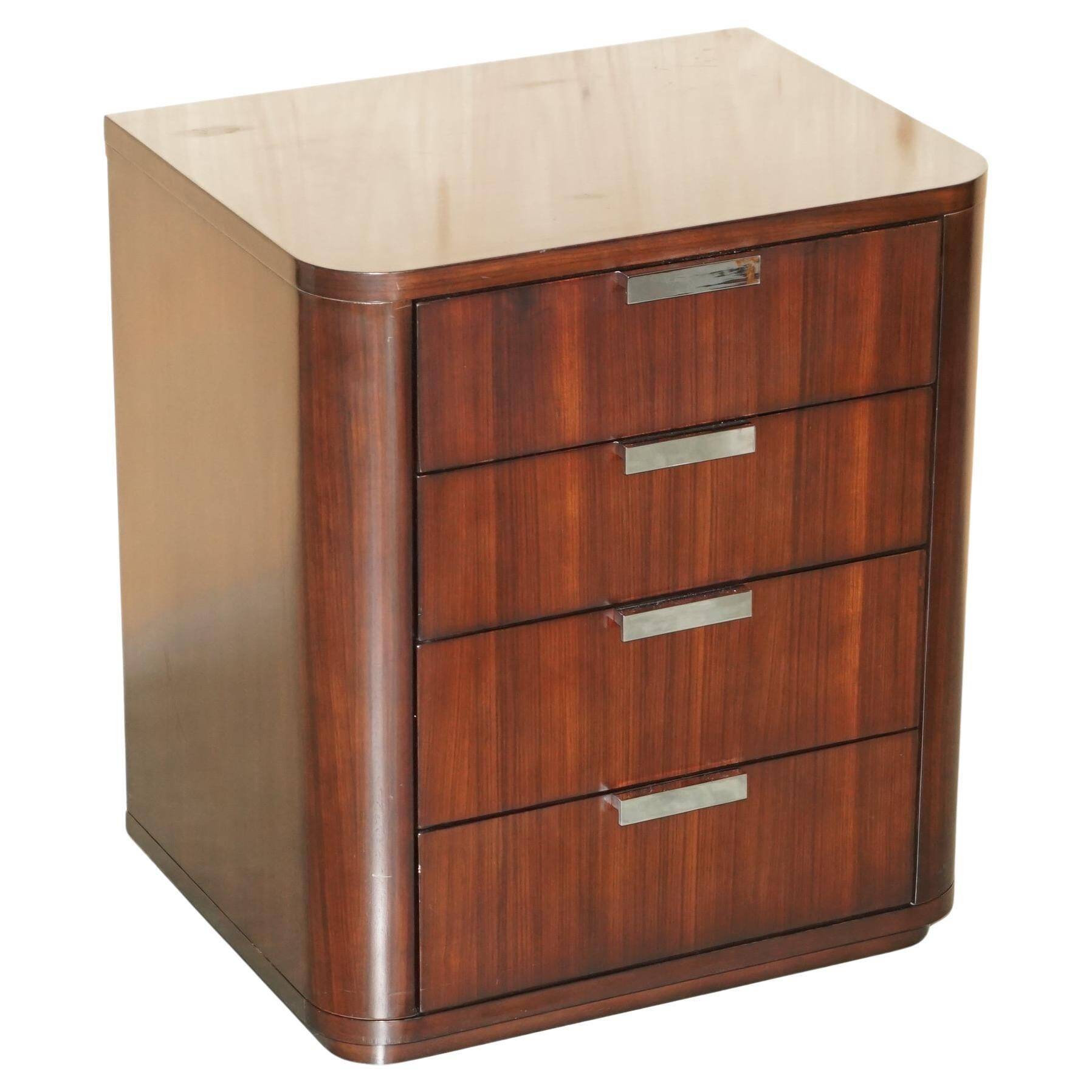 Ralph Lauren Metropolis chest of drawers in American mahogany with built-in power supply