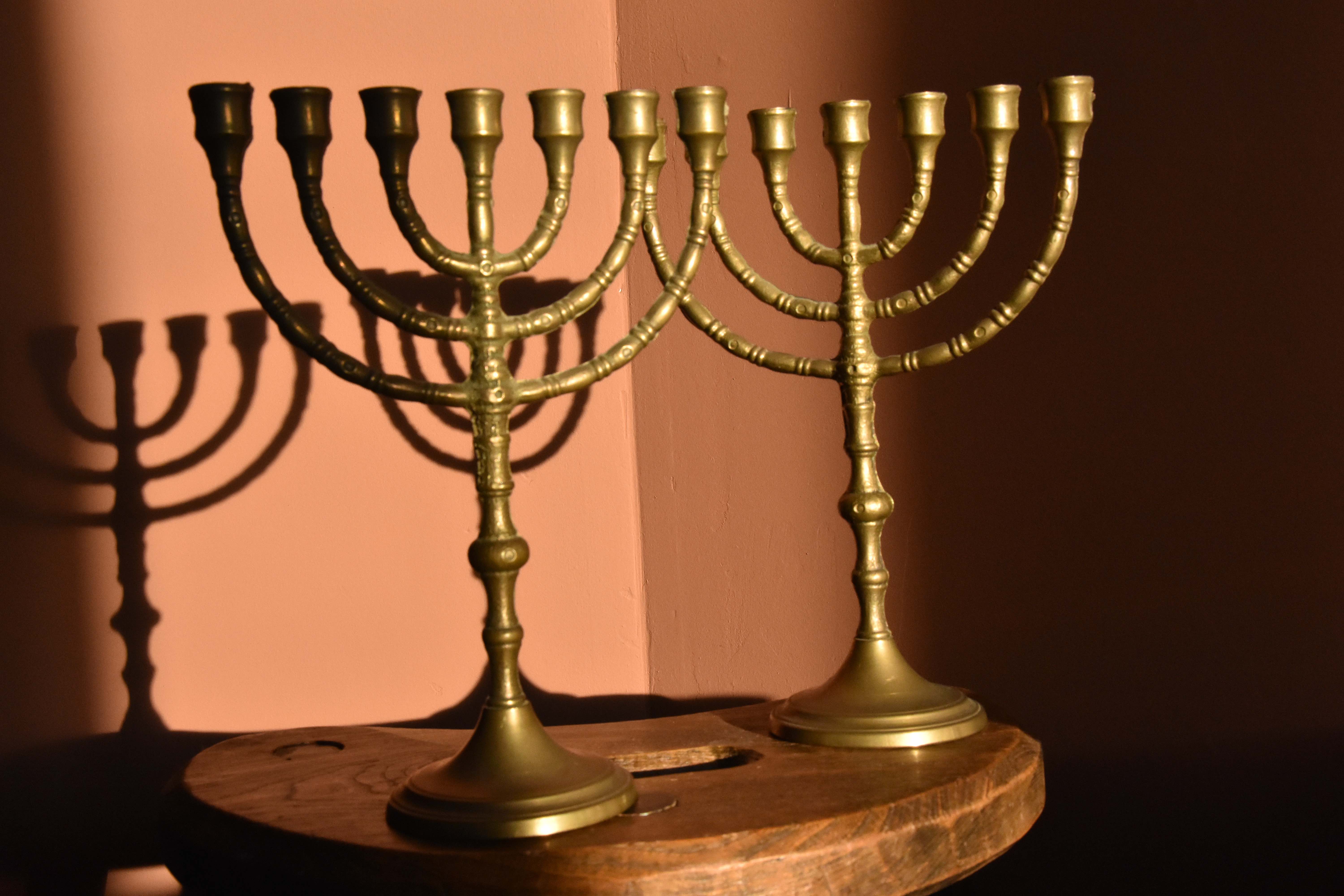 Paire de Menorah