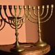 Pair of Menorahs