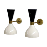 Wall lamp in the style of Italian creations of the 50s