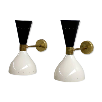 Wall lamp in the style of Italian creations of the 50s