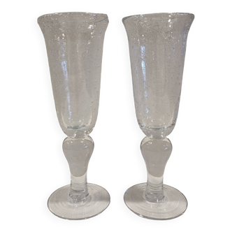 Biot glass duo