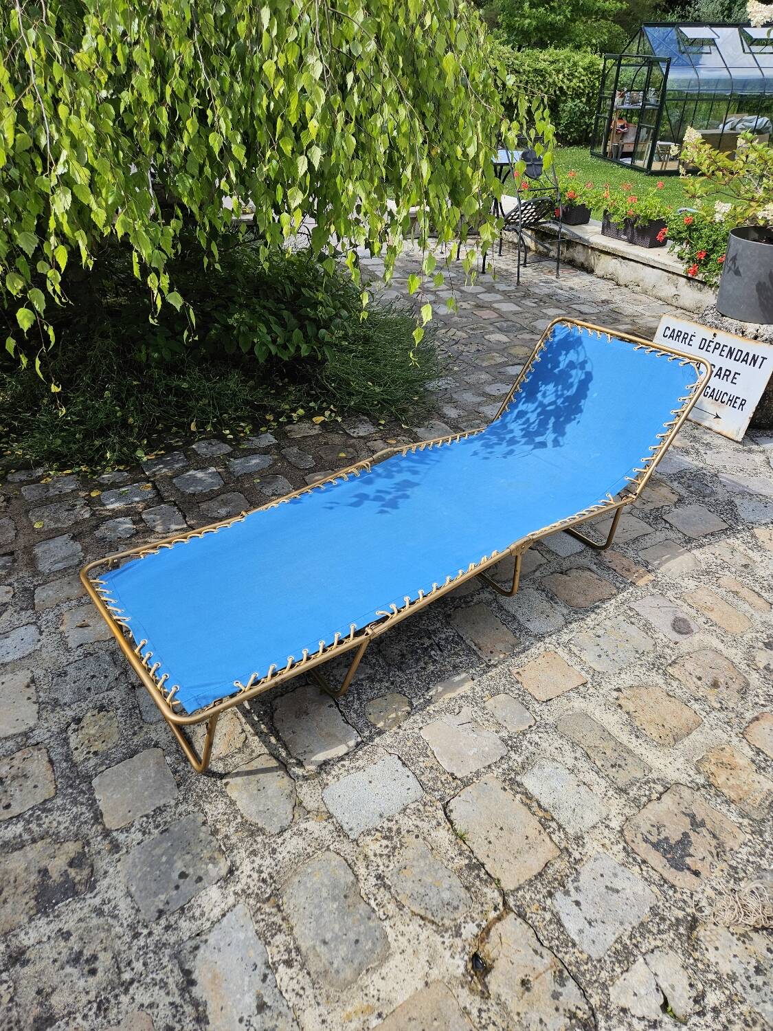 Lafuma vintage folding deckchair