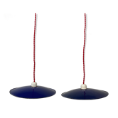 Lot 2 industrial suspensions blue 28 cm