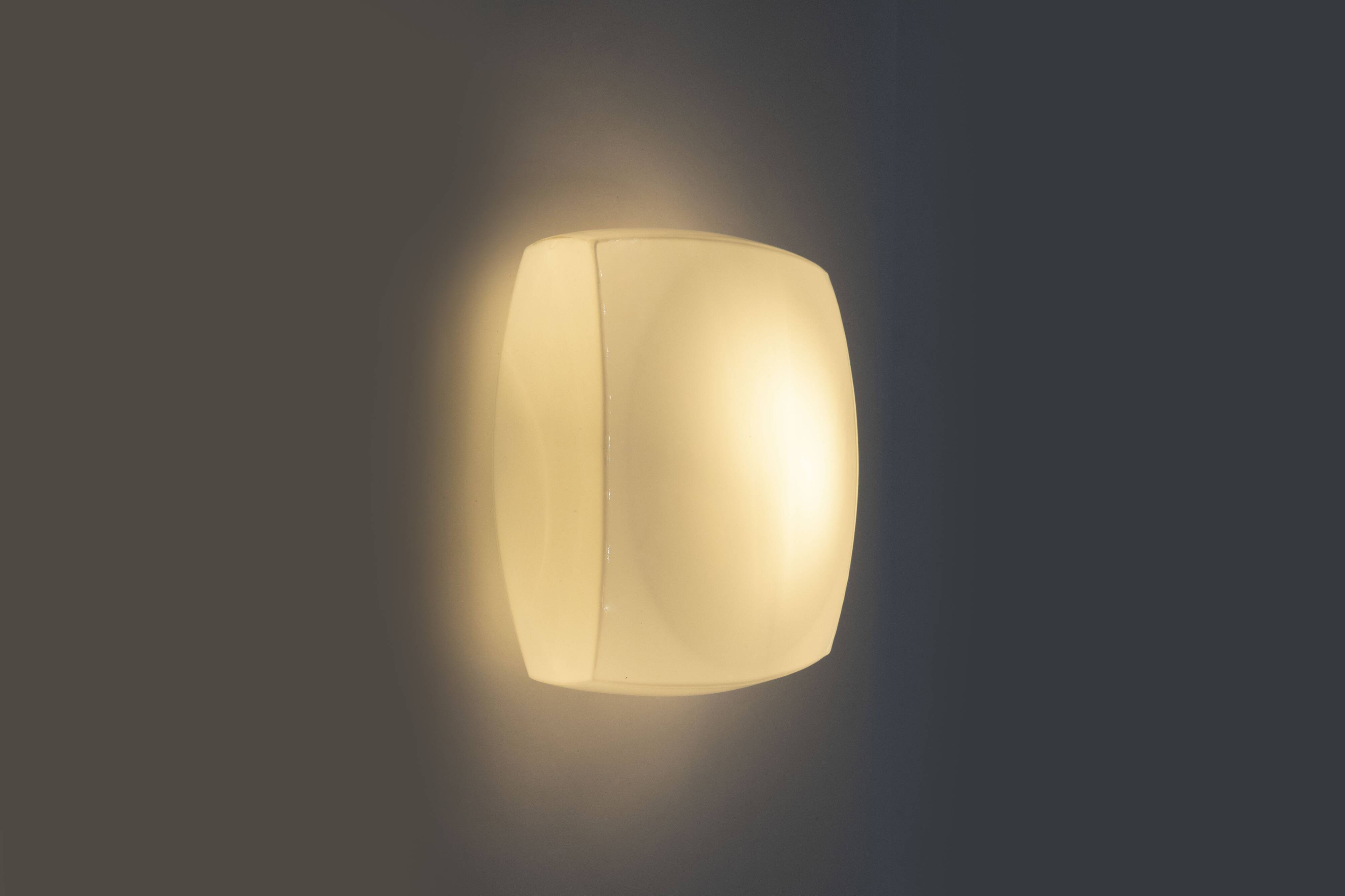 Rounded Square Flush Mount by Osvetlovaci Sklo Valasske Mezirici