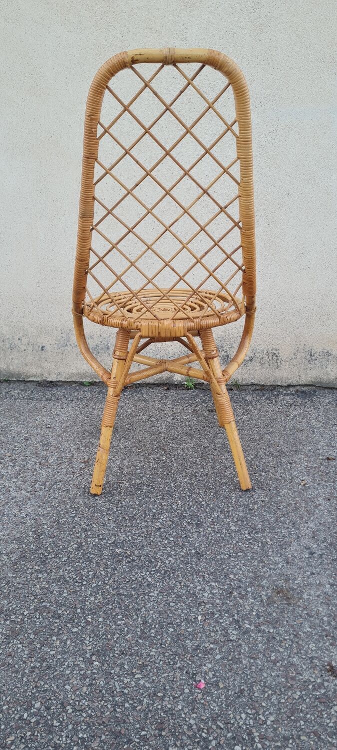 Rattan chair from the 60s