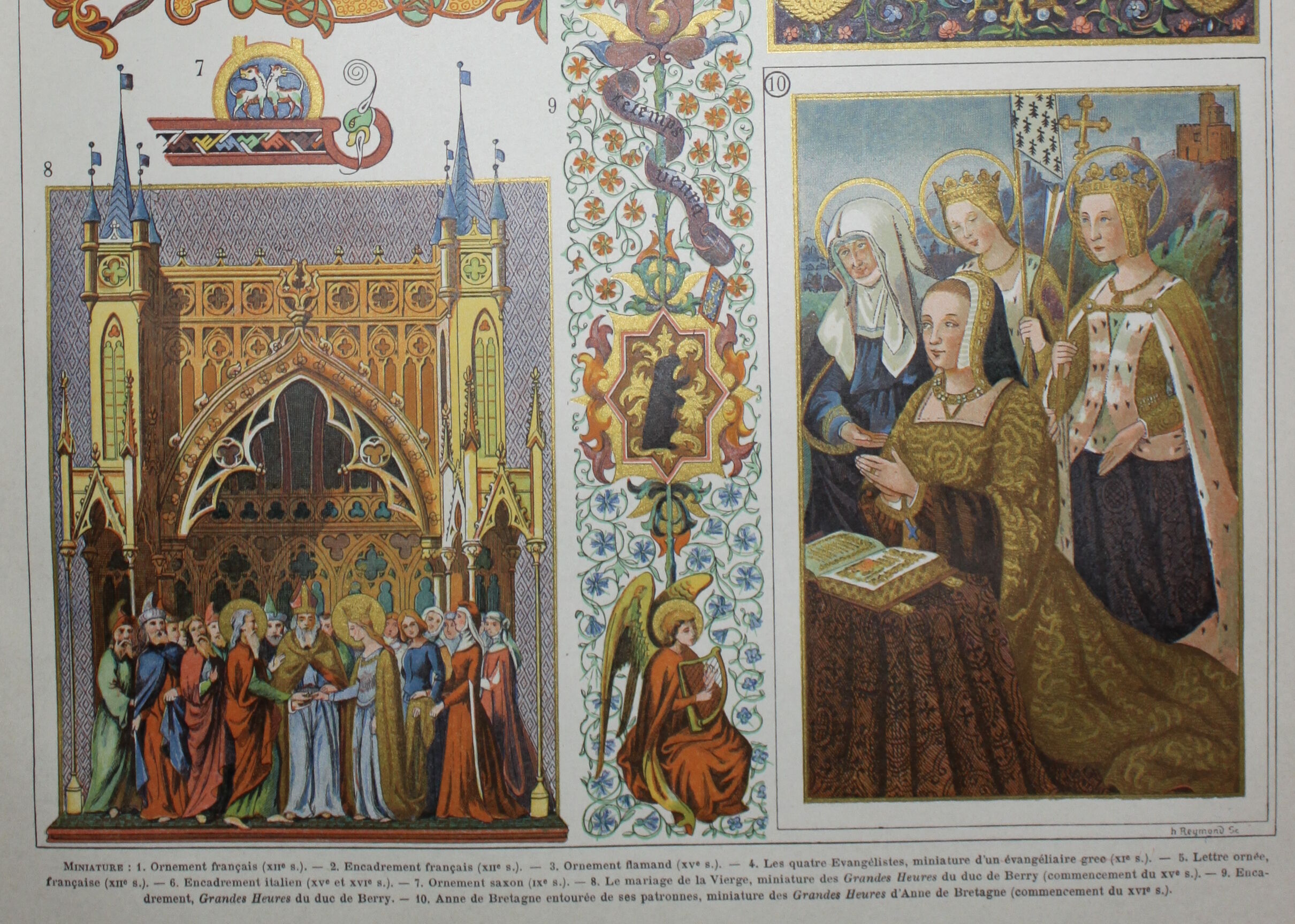 Engraving • Religious miniatures, ornament • Original lithograph of 1898