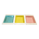 Set of three German ceramic catchalls from the 1950s.