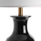 Lampe vase noir