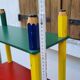 “Pencil” shelf by Pierre Sala, 1980s, 122 cm