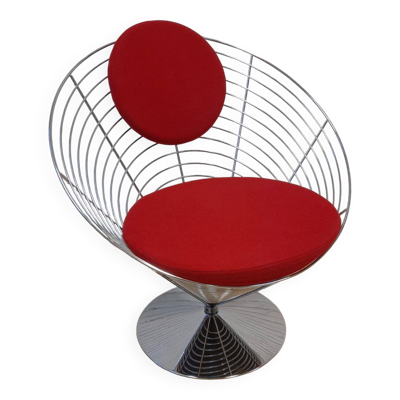 Chaise Wire Cone Verner Panton