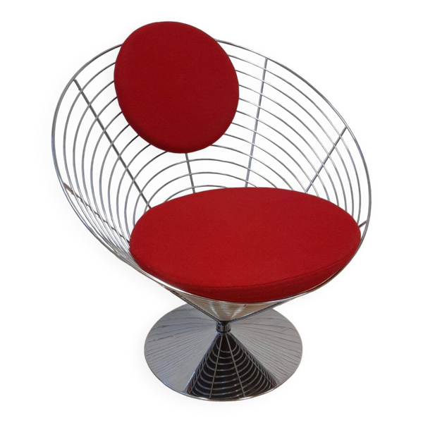 Chaise Wire Cone Verner Panton