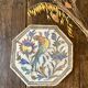 Ancient Persian tile in glazed earthenware
