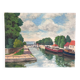 Canal barge painting