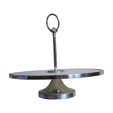 Marble and silver cheese platter