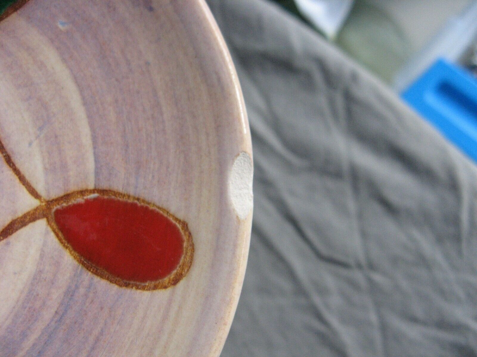 Lot of 3 faetic cups by Vallauris Marie Christine Treinen