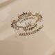 Half-moon plate Strasbourg U&C Sarreguemines