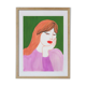 Color portrait in watercolor
