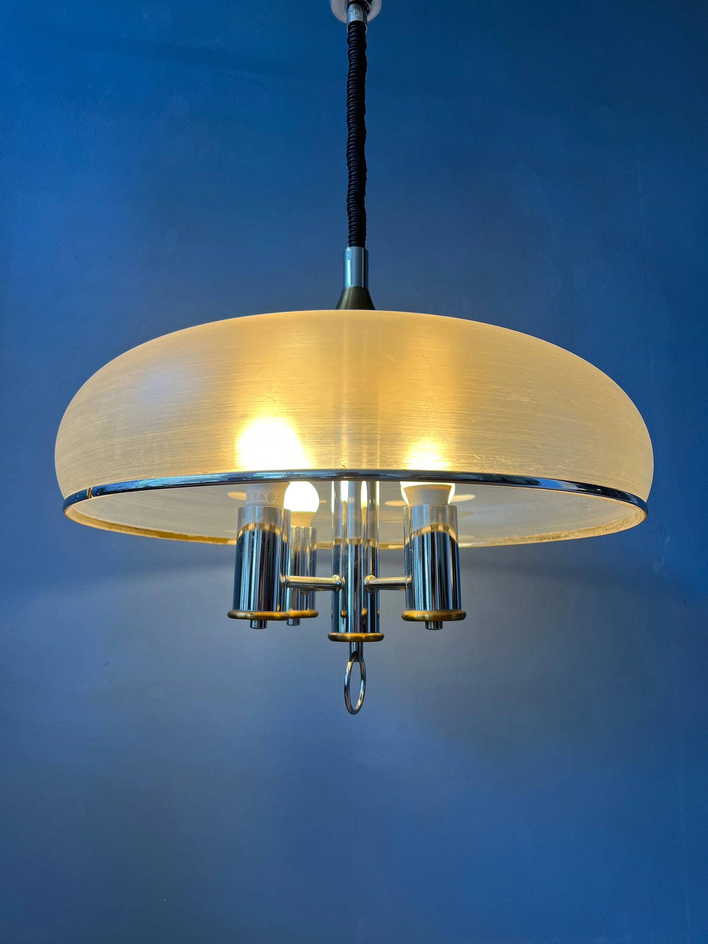 Suspension Mid-Century / Space Age chandelier