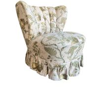 Vintage floral patterned cocktail chairs/armchairs