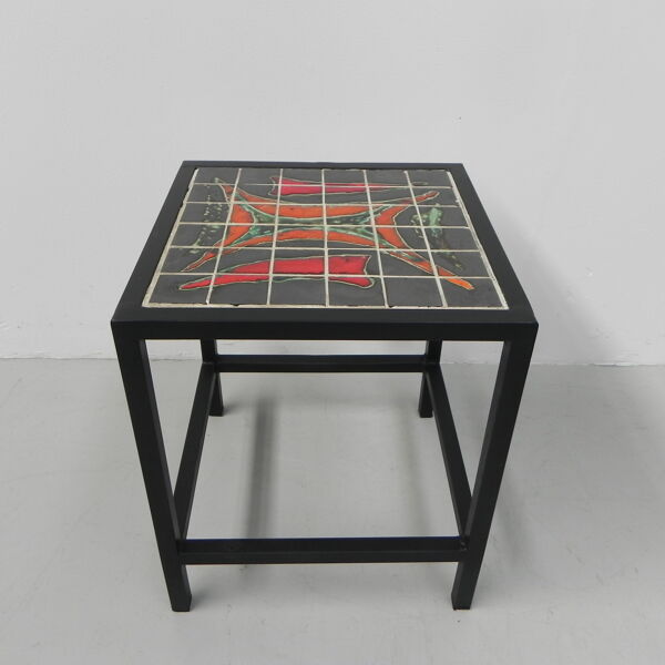 table À Carreaux Vintage, table basse, table D’appoint