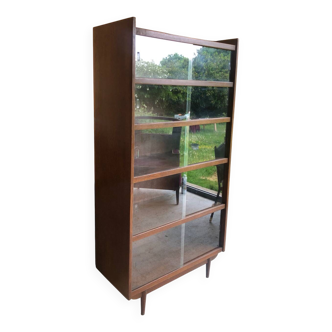 Vintage glass bookcase