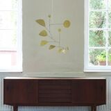 XXL mobile sculpture in modernist brass An exceptional and rare piece