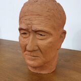 Sculpture man's head