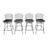 Set of 4 barstools by Harry Bertoia for Knoll, 1980