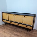 Vintage Scandinavian wooden sideboard