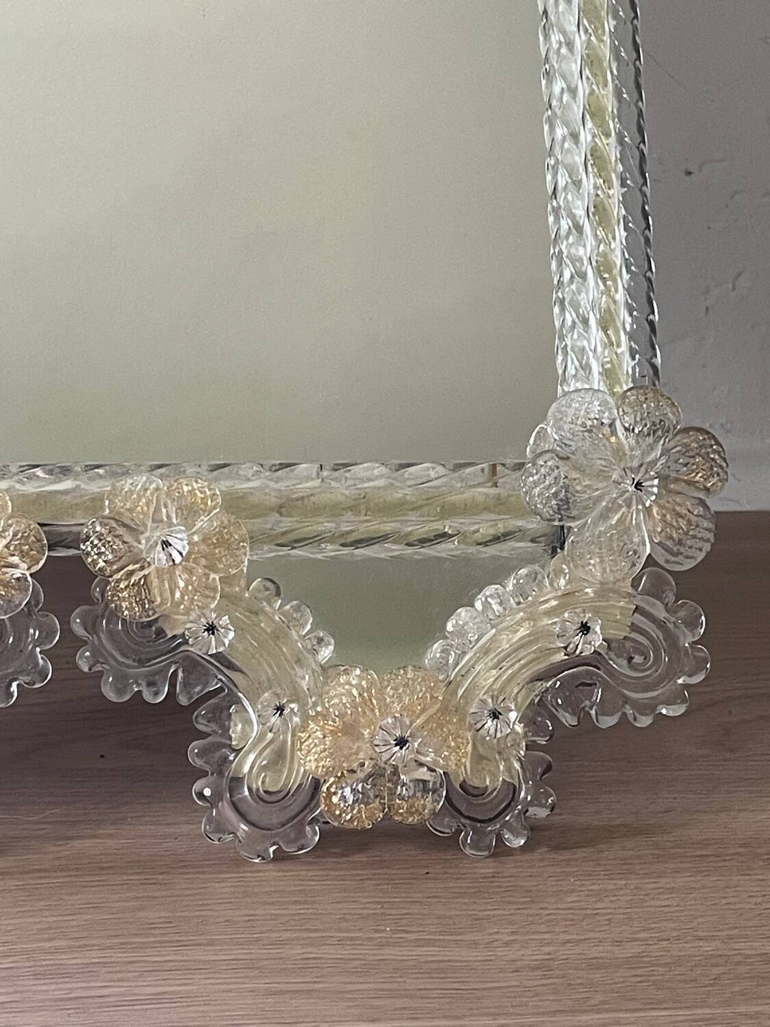 Miroir en verre de Murano