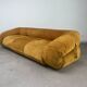 Nubuck leather amphibious sofa by Alessandro Becchi for Giovannetti,