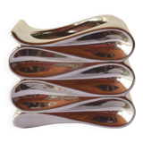 Vintage mercury glass flower pot