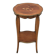 Selette pedestal side table Louis XV style with decorated marquetry and rosewood - 1900s
