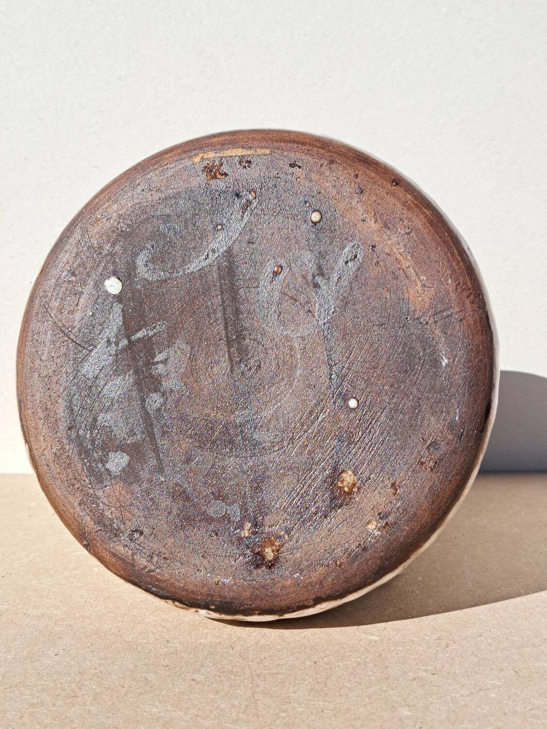 Ceramic pitcher Juliette Derel Vallauris 1960