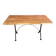 Bistro table, cast iron base and solid oak top.