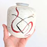 Vintage Carstens Tönnieshof "Attika" round vase, 1960s
