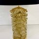 Pair of Murano Gold and Brass Table Lamps
