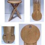 "Suzy" stool by Adrian Reed, solid beech, 1990s