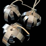 Chrome pendant light from the 70s