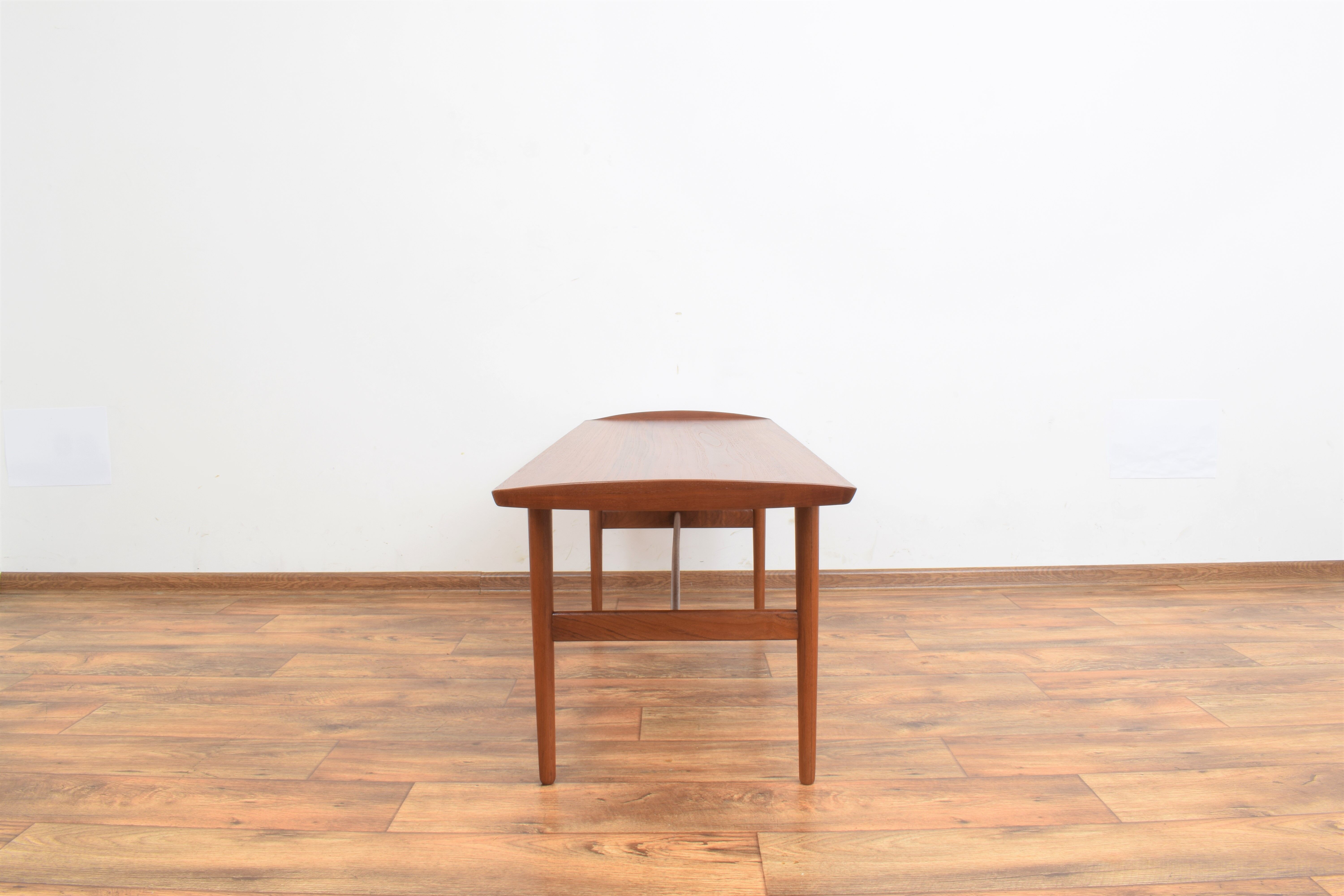 Mid-century danish teak coffee table from bovirke, 1960s.