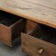 Antique 18th-century Southern European coffee table made of chestnut wood