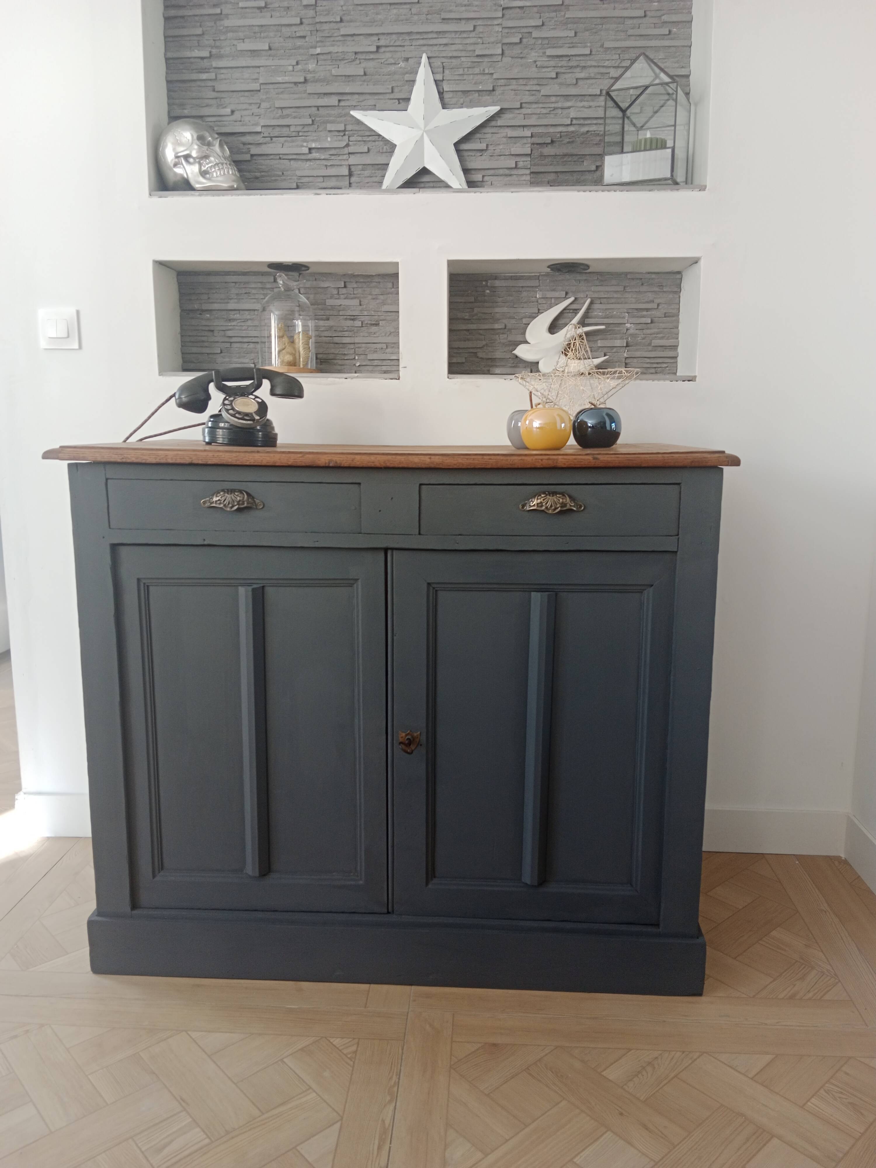 Parisian sideboard in solid oak