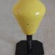 3 vintage coat/door hooks from the 50s/60s black/yellow