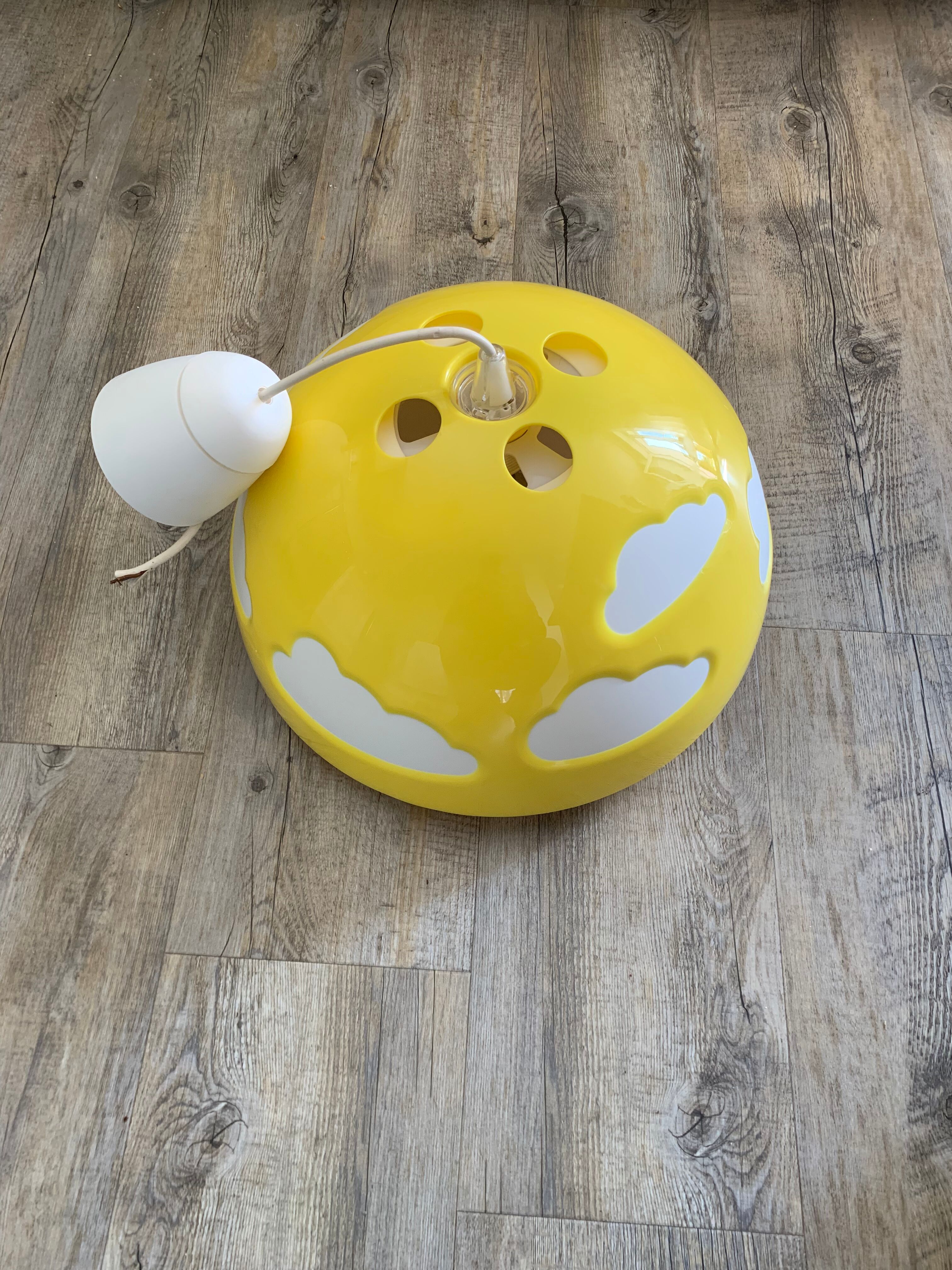 Vintage ikea skojig pendant lamp