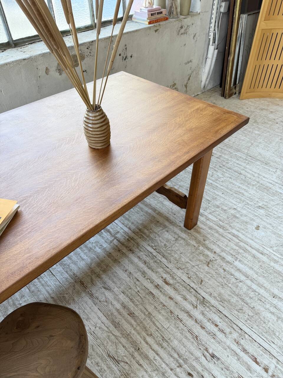 2m oak farmhouse table