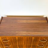 Vintage rosewood chest of drawers 1960